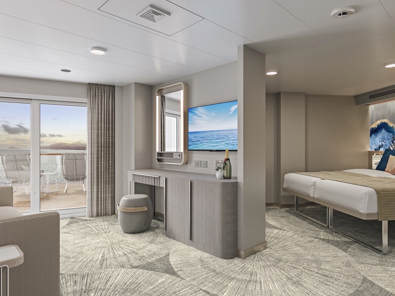 Aft-Facing Suite with Large Balcony